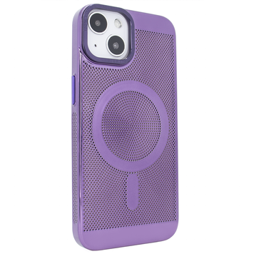 Чохол для iPhone 15 Plus Perforation Case with MagSafe Purple
