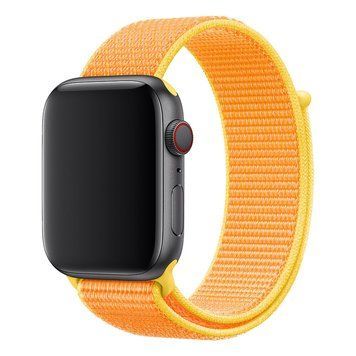 Ремінець для Apple Watch Nylon Loop нейлоновий (42mm, 44mm, 45mm, 46mm, 49mm, Canary Yellow)