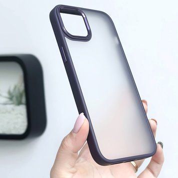 Чехол матовый для iPhone 12 Pro MATT Crystal Guard Case Deep Purple