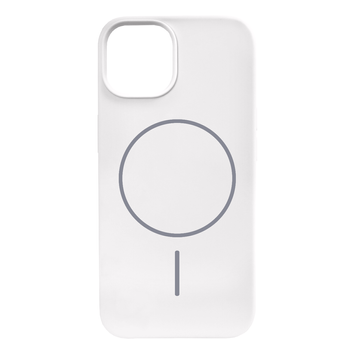 Чохол для iPhone 12/12 Pro : Silicone Slim MagSafe &ndash; White