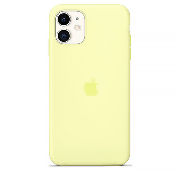 Чехол Silicone Case для iPhone 11 FULL (№51 Mellow Yellow)