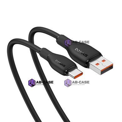 Кабель 100W (USB to Type-C) Baseus Pudding Series Fast Charging &ndash; Black (2m)