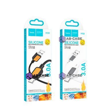 Кабель HOCO (USB to Type-C) 2.4A X108 Benefit &ndash; Black (1m)