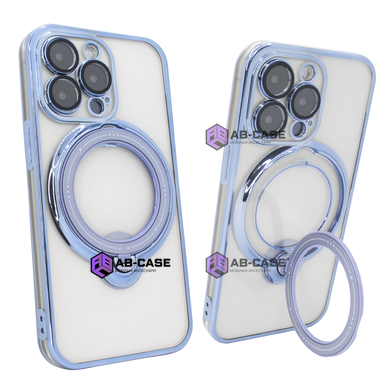 Чехол для iPhone 15 Pro Clear Shining Holder with MagSafe Sierra Blue