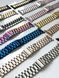 Стальний ремінець Stainless Steel Braslet 3 Beads для Apple Watch : [42mm Series 1-3] | 44mm | 45mm | 46mm | 49mm &ndash; Black-Silver 2