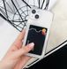 Прозрачный чехол с карманом для карты для iPhone X/XS 2