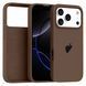 Чехол Silicone Case Full &ndash; iPhone 17 Pro (№72 Chocolate)