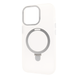 Чехол Matt Guard Magsafe для iPhone 15 Pro с подставкой White