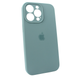 Чехол Silicone Сase для iPhone 15 Pro Full Camera №57 Pine Green