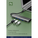 Переходник Wiwu 5 in 1 (USB-C to 3xUSB | HDMI | USB-C) HUB докстанция Alpha A531H Gray 4