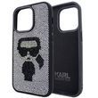 Чехол для iPhone 15 Pro Max Rock Case Karl Legerfeld - Silver-Black