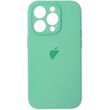 Чохол Silicone Сase для iPhone 14 Pro Max Full Camera №50 Spearmint