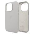 Чохол для iPhone 12 | 12 Pro Leather Case PU with MagSafe - Light Gray