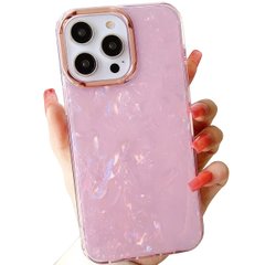 Чехол для iPhone 15 Pro Max Marble Case Pink
