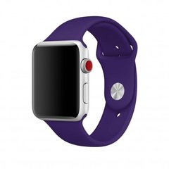 Силіконовий ремінець на Apple Watch (42mm, 44mm, 45mm, 49 mm №30 Ultraviolet, S)
