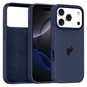 Чохол для iPhone 17 Pro &ndash; Silicone Case Full (№8 Midnight Blue)