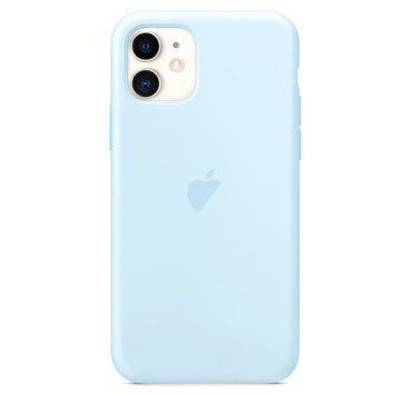 Чехол Silicone Case iPhone 11 FULL (№43 Sky Blue)