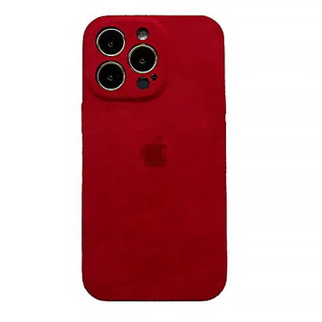 Чехол Alcantara FULL Camera для iPhone 13 series (iPhone 13 Pro Max, Red)
