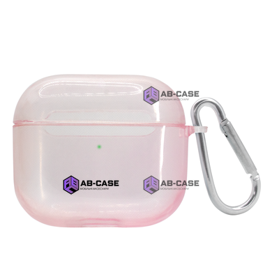 Чохол для AirPods PRO напівпрозорий Neon Case Pink Sand