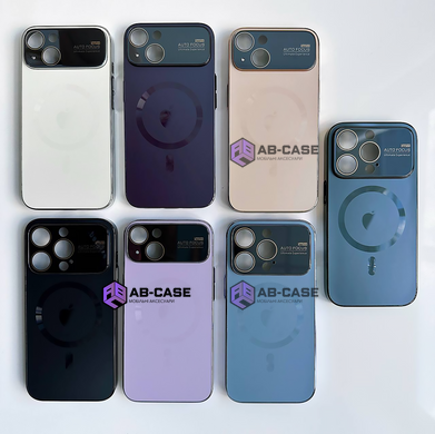 Чехол для iPhone 13 Pro PC Slim Case with MagSafe с защитными линзами на камеру Deep Purple