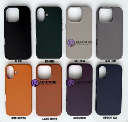 Чохол для iPhone 12 | 12 Pro Leather Case PU with MagSafe - Light Gray
