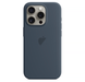 Чохол для iPhone 15 Pro Silicone Case With MagSafe Storm Blue