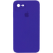 Чохол Silicone Case FULL CAMERA (square side) (на iPhone 7/8/SE2, Ultraviolet)