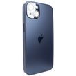 Чехол для iPhone 15 матовый AG Titanium Case Blue