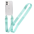 Чехол для iPhone 13 mini : с ремешком прозрачный Crossbody &ndash; Spearmint