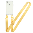 Прозорий чохол для iPhone Xr з ремінцем Crossbody Yellow