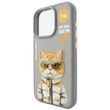 Чохол для iPhone 15 Nimmy Case AnimalZip, Gray Cat