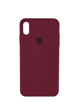 Чохол Silicone Case на iPhone Xs Max FULL (Plum)