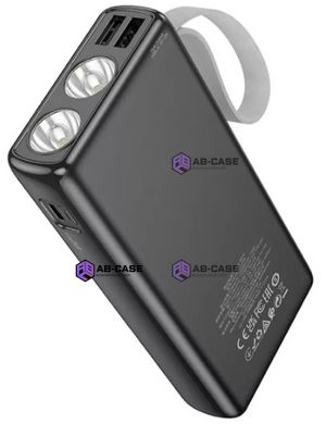 Павербанк Hoco 20000 mAh Flashlight - Black