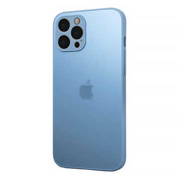 Чехол для iPhone 15 Pro Max : стеклянный матовый AG Glass with MagSafe с защитой камеры &ndash; Sierra Blue