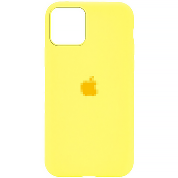 Чехол Silicone Case для iPhone 15 FULL (№4 Yellow)