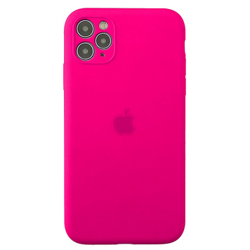 Чохол для iPhone 11 Pro Max : Silicone Case Full Camera &ndash; Hot Pink (№47)