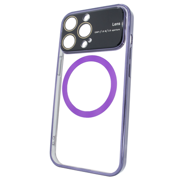 Чехол Camera Lens Protection with MagSafe для iPhone 14 Pro Max Purple