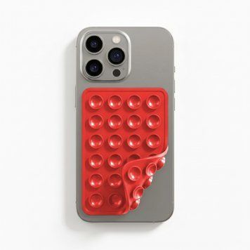 Liper Double-Sided Phone Holder &ndash; Red