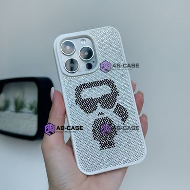 Чехол для iPhone 15 Pro Max Rock Case Karl Legerfeld - White