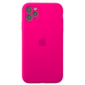 Чехол Silicone Case FULL CAMERA (для iPhone 11 Pro Max, Hot Pink)