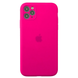 Чохол Silicone Case FULL CAMERA (на iPhone 11 Pro Max, Hot Pink)