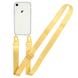 Прозрачный чехол для iPhone Xr c ремешком Crossbody Yellow