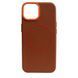 Чохол для iPhone 12/12 Pro : Grain Silicone with MagSafe &ndash; Saddle Brown