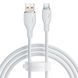 Кабель 100W (USB to Type-C) Baseus Pudding Series Fast Charging &ndash; White (1.2m)