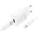 Зарядное устройство 2,4A (1 USB) Hoco C134A Solid с кабелем USB - Lightning (White)