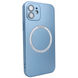 Чехол матовый PC Hard with Magsafe для iPhone 11 c защитой камеры Sierra Blue