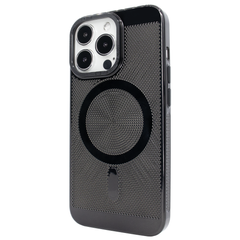 Чехол для iPhone 15 Pro Perforation Case with MagSafe Black