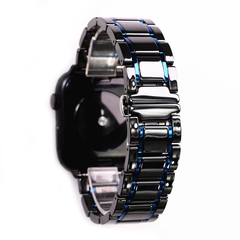 Ремешок керамический Cermaic Band для Apple Watch 42|44|45|49mm Black-Blue
