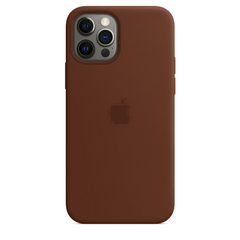 Чехол Silicone Case для iPhone 12 pro Max FULL (№58 Brown chocolate)