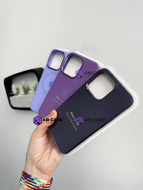 Чехол для iPhone 13 Silicone case with MagSafe Metal Camera Black